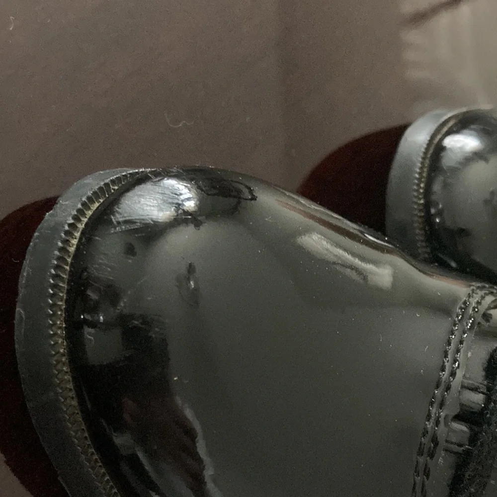 Boy’s Black Patent Lace-Up Dress Shoes